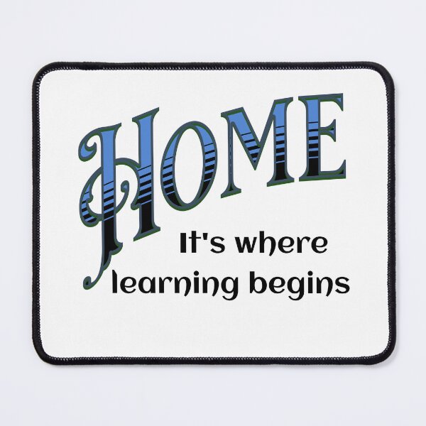 Item preview, Home it's where learning begins designed and sold by absurditeestore.