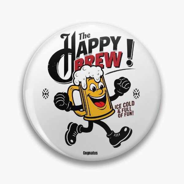 Item preview, The Happy Brew: Retro Cartoon Joy designed and sold by Cognatus.