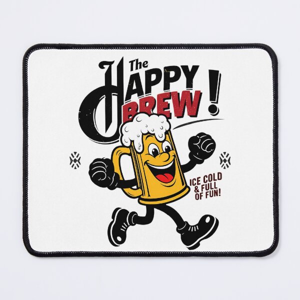 Item preview, The Happy Brew: Retro Cartoon Joy designed and sold by Cognatus.