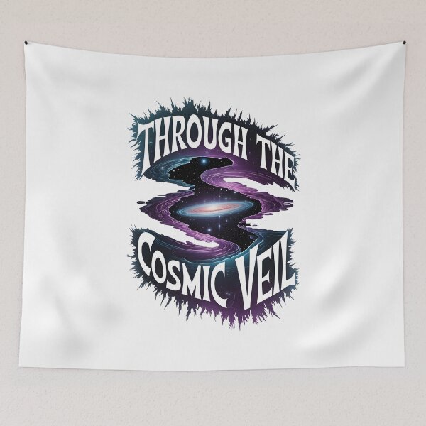 Item preview, Through the Cosmic Veil – Galactic Portal Sci-Fi Aesthetic designed and sold by Zanigold.