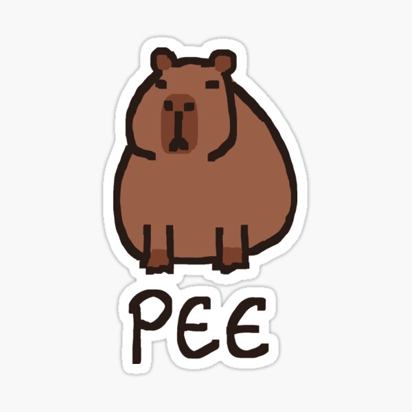 Item preview, capybara pee designed and sold by badri2.