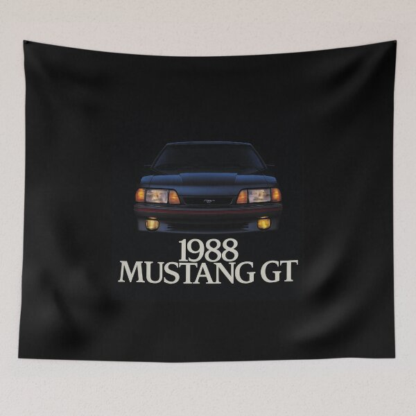 Item preview, 1988 Mustang GT Front View Classic Foxbody Muscle Tribute designed and sold by TheArtOfCar.
