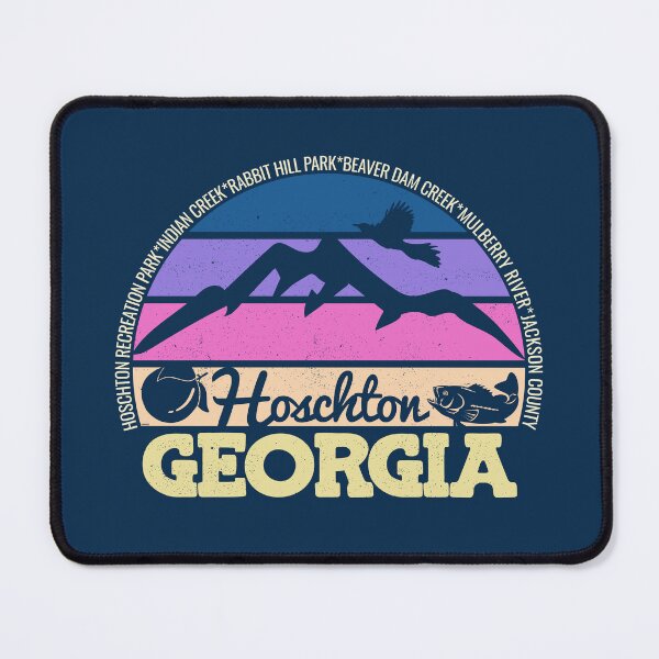 Item preview, Hoschton Georgia Sunset Retro Vintage Local Pride Logo designed and sold by CRHPOD20.
