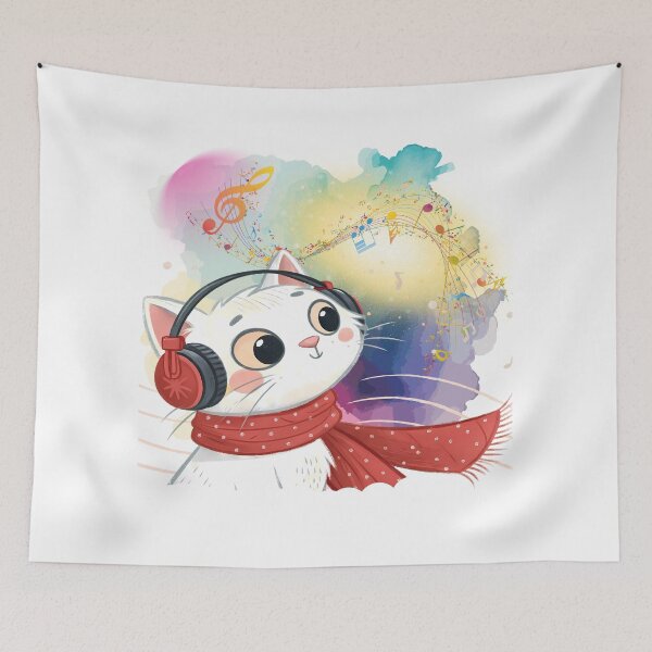Item preview, Sweet Sounds Kitty designed and sold by ChenEngEng.