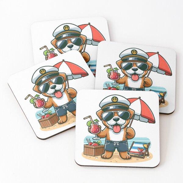 Item preview, Dog Enjoying Summer Holiday | Playful Pup in Sunny Paradise | Happy Dog with Beach Vibes and Vacation Spirit | Relaxed Canine Living Its Best Life | Sunny Day Fun with a Joyful Dog designed and sold by PaintedPixels01.