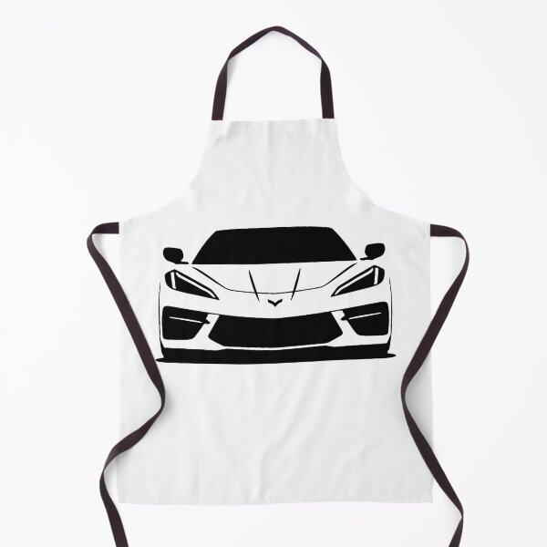 Item preview, C8 Corvette Front View Minimalist Car Art designed and sold by TheArtOfCar.