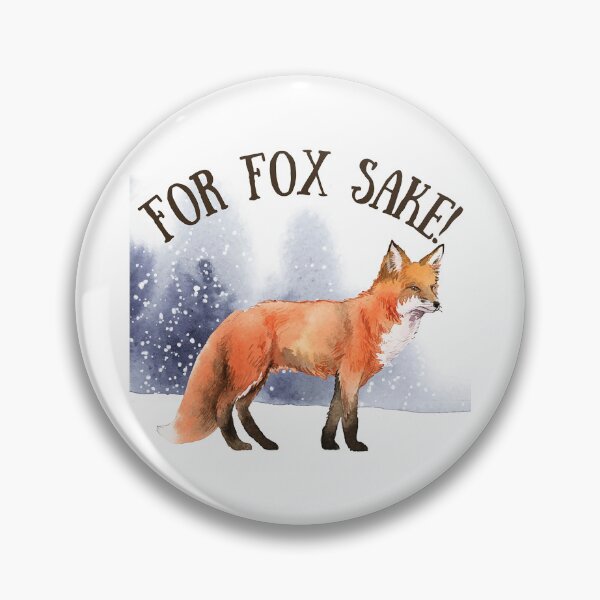 Item preview, For Fox Sake! Fox Pun Gift designed and sold by SSustainable.