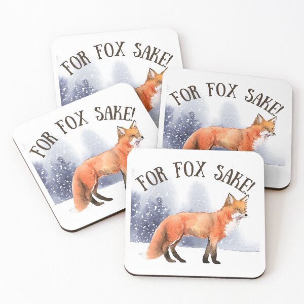 Item preview, For Fox Sake! Fox Pun Gift designed and sold by SSustainable.
