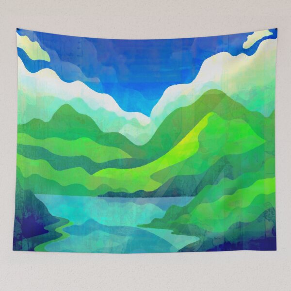 Item preview, Lake Hills Landscape designed and sold by ViaARTfactory.