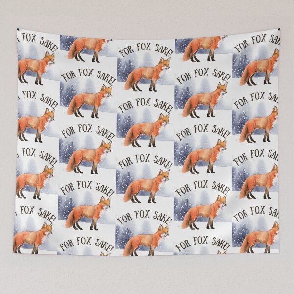 Item preview, For Fox Sake! Fox Pun Gift designed and sold by SSustainable.