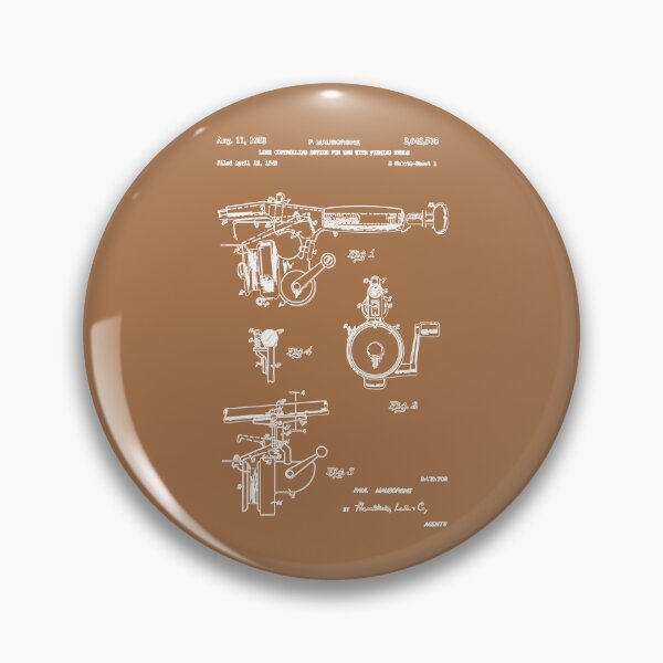 Item preview, White The Continental Cast Vintage Fishing Reel designed and sold by PatentCulture.