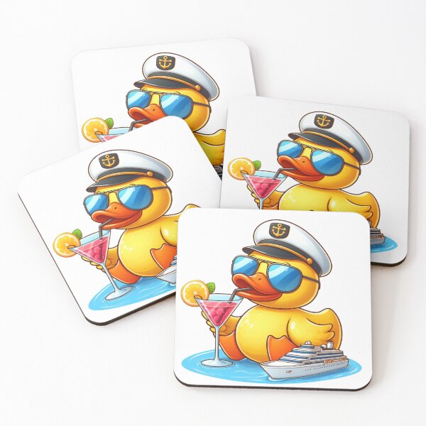 Item preview, Yellow Rubber Duck on Cruise Holiday | Fun Vacation Adventure on the Water | Playful Rubber Duck Enjoying the Sea | Sunny Cruise Day with Happy Duck | Relaxing Boat Ride with Rubber Duck designed and sold by PaintedPixels01.