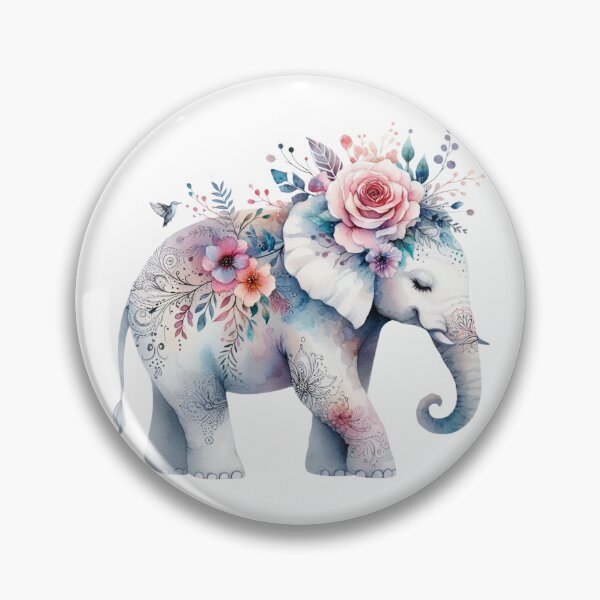Item preview, Blossom Elephant Tranquility designed and sold by TeetasticBtque.