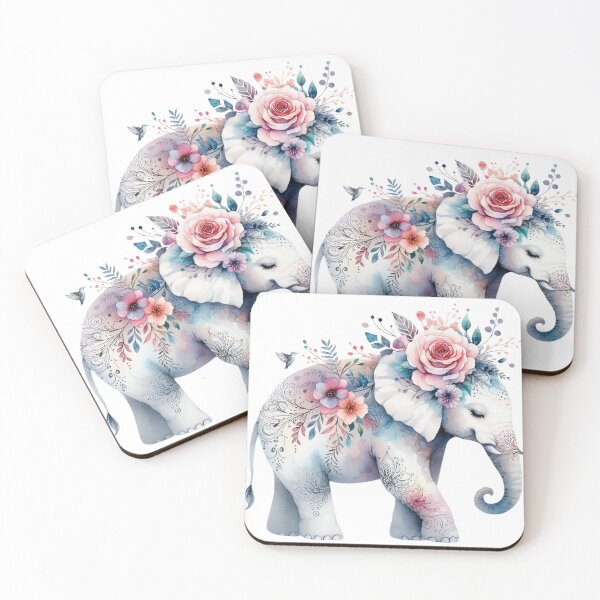 Item preview, Blossom Elephant Tranquility designed and sold by TeetasticBtque.