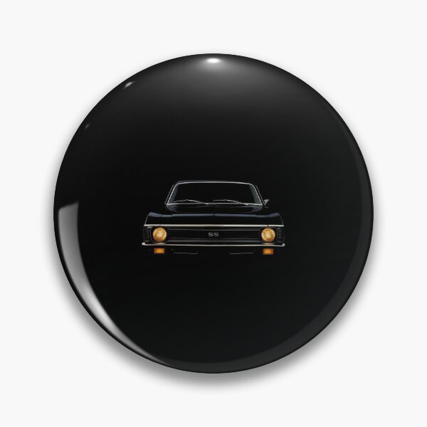 Item preview, 1969 Chevy Nova SS Front View Classic Muscle Car Art designed and sold by TheArtOfCar.
