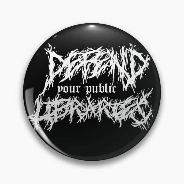 Item preview, Defend your public libraries metalcore font designed and sold by maddbhoffwrites.