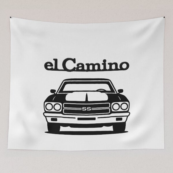 Item preview, 1969 El Camino SS Classic Front View with Bold Monochrome Styling designed and sold by TheArtOfCar.