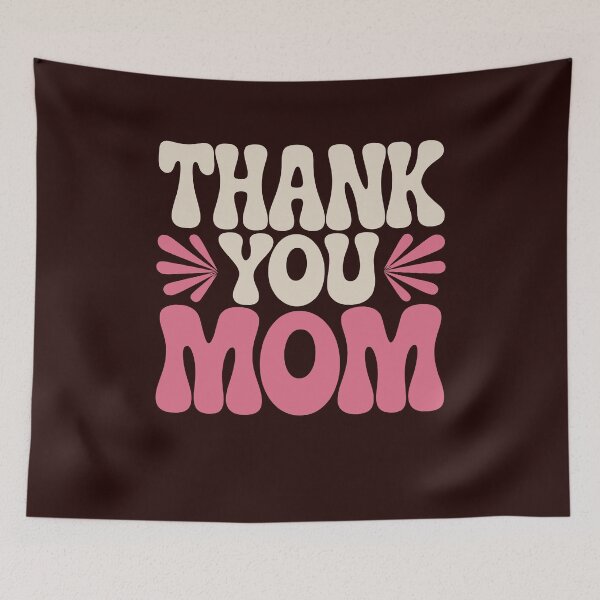 Artikelvorschau, Retro Danke Mama Sublimation Design | Groovy Muttertag Clipart für T-Shirts, Karten & Geschenke entworfen und verkauft von azaelbay7.