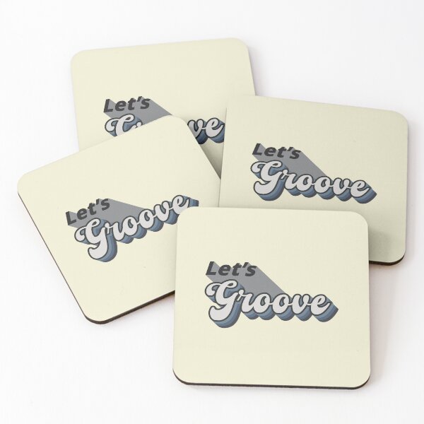Item preview, Let's Groove Text Retro Style Illustration designed and sold by trepiu.