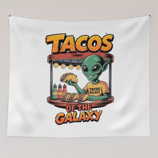 Item preview, Alien Eats | Out-of-This-World Tacos designed and sold by Dazzle-Sizzle.