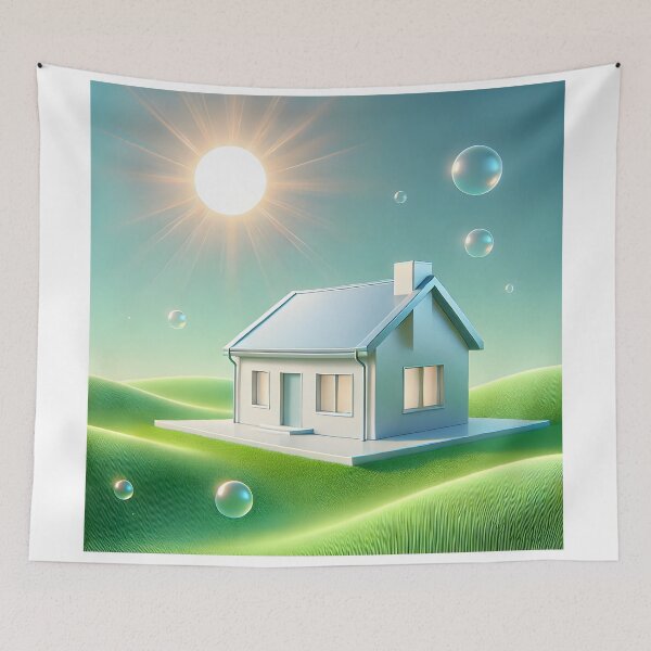 Item preview, Frutiger Aero House - Liminal Spaces designed and sold by gustavotiano.