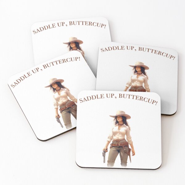 Item preview, Saddle Up, Buttercup – Bold Western Cowgirl Attitude designed and sold by KatelynMitalski.