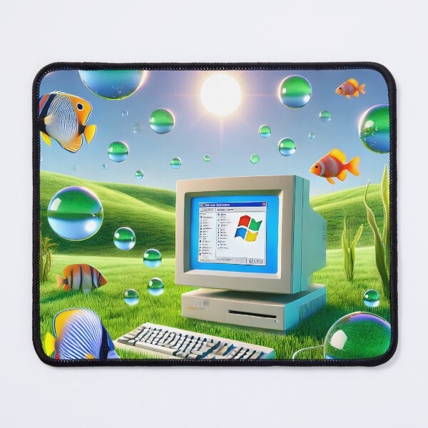 Item preview, Frutiger Aero Art With Old Computer - Windows designed and sold by gustavotiano.