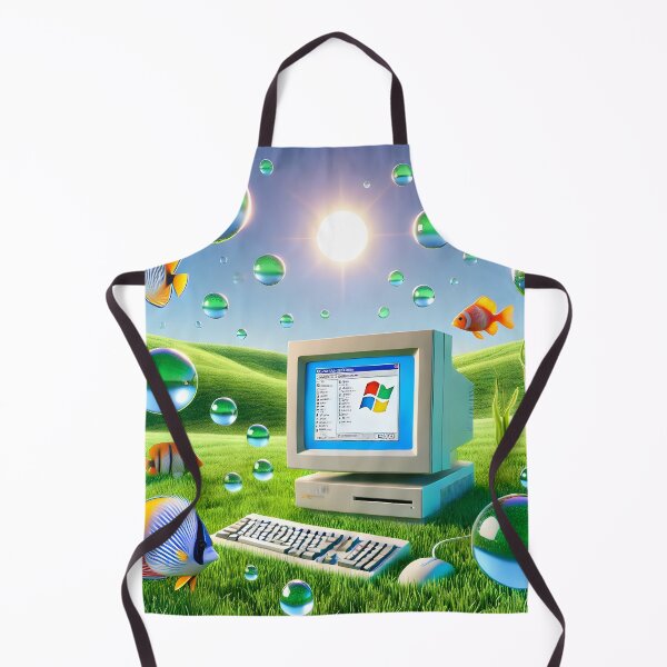 Item preview, Frutiger Aero Art With Old Computer - Windows designed and sold by gustavotiano.