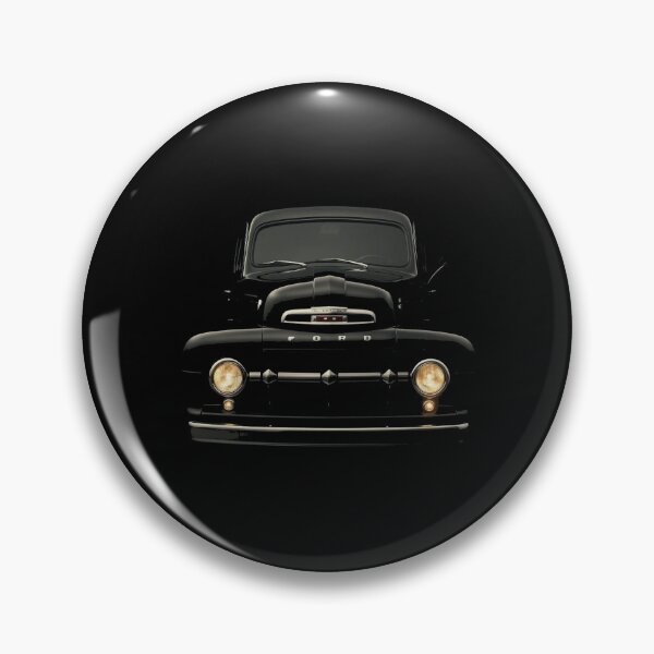 Item preview, 1951 Ford F-100 Front View with Vintage Headlight Glow designed and sold by TheArtOfCar.