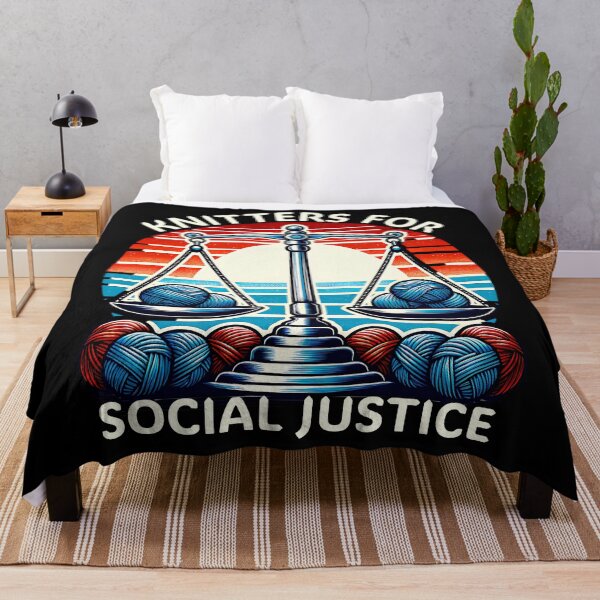 Item preview, Knitters for social justice designed and sold by EvergreenWhimsy.