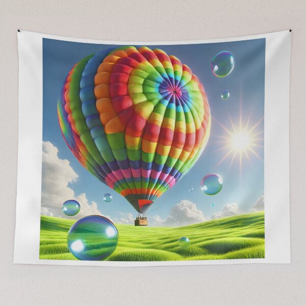 Item preview, Frutiger Aero Air Balloon Bubbles Liminal Spaces designed and sold by gustavotiano.