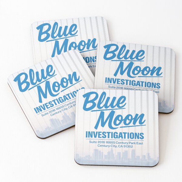 Item preview, Blue Moon Investigations, LA Skyline - White designed and sold by MoonPod2016.