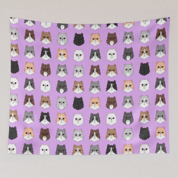 Item preview, Pomeranian Dog Pattern Transparent Background designed and sold by OliRoseArt.