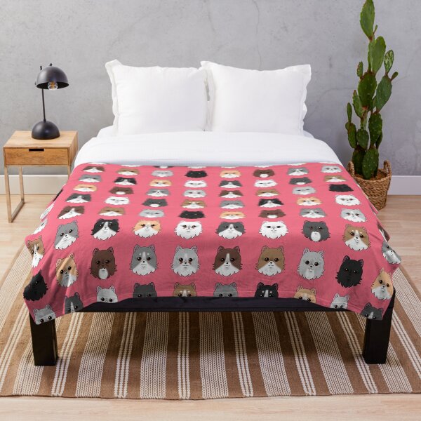 Item preview, Pomeranian Dog Pattern Red Background designed and sold by OliRoseArt.