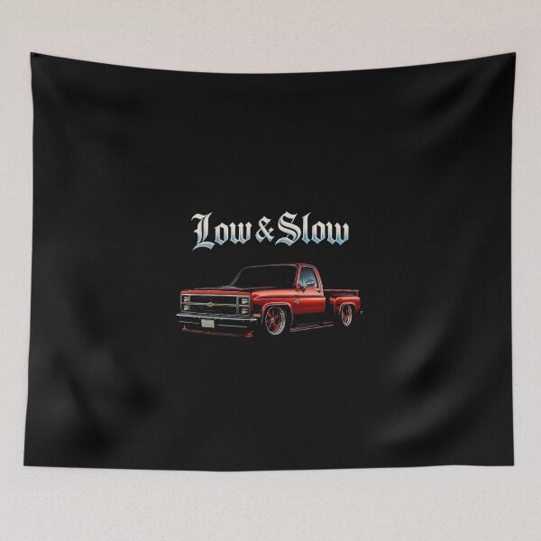 Item preview, Low & Slow Chevy C10 Slammed Classic Truck with Deep Candy Paint designed and sold by TheArtOfCar.