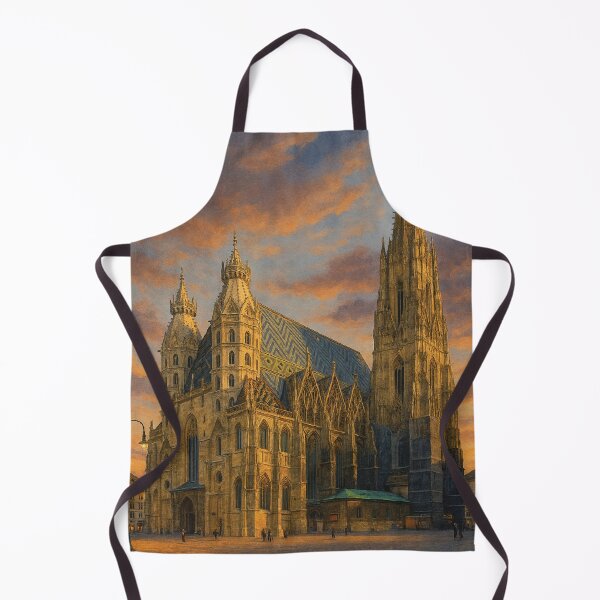 Item preview, Sunset Over St. Stephen’s Cathedral – Vienna, Austria designed and sold by Era-of-Traveler.