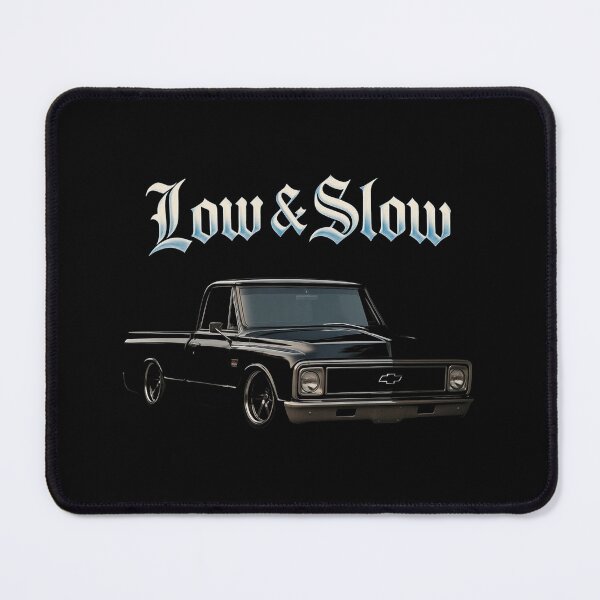 Item preview, Slammed Black Chevy C10 with Low & Slow Gothic Style designed and sold by TheArtOfCar.