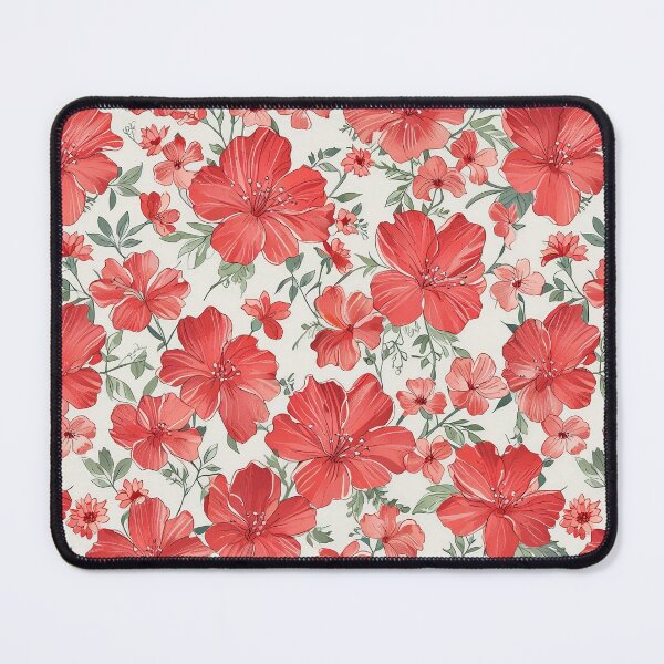 Item preview, Elegant Red Blooming Flowers designed and sold by CoolPixels.