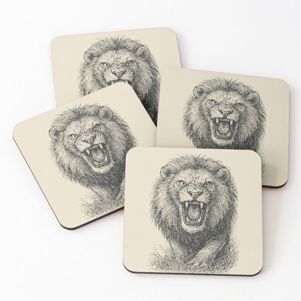 Item preview, Lion Animal Roaring designed and sold by MO DESIGNS.