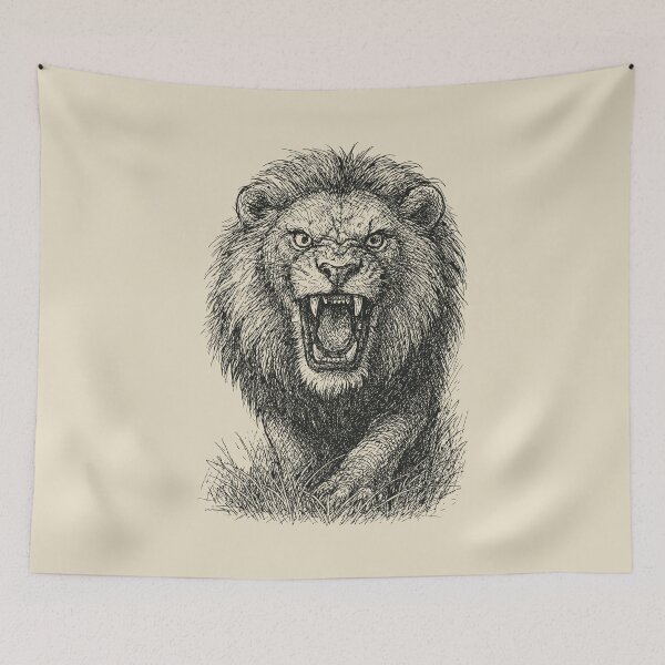 Item preview, Lion Animal Roaring designed and sold by MO DESIGNS.