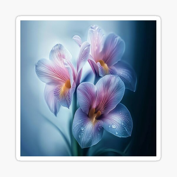 Item preview, Stunning beautiful lilly with dewdrops designed and sold by dcrc.