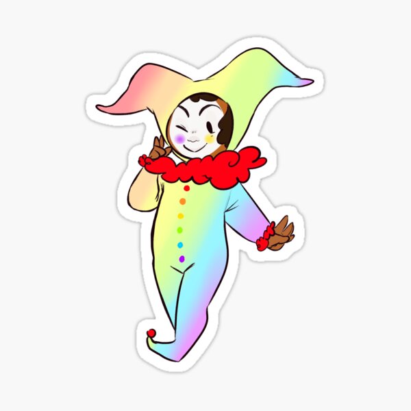 Carnival Stickers Redbubble - jolly the carnival clown roblox horror stories download