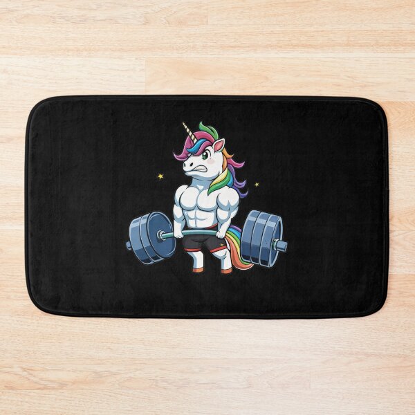 Item preview, Funny Unicorn Weightlifting T-Shirt – Rainbow Gym Fitness Deadlift Gift for Men & Women designed and sold by Har-vee.