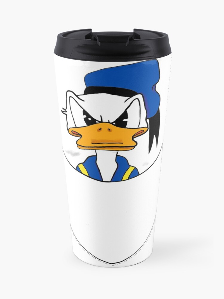 Taza De Viaje Pato Donald Enojado En Un Bolsillo De Kartoshenyka Redbubble