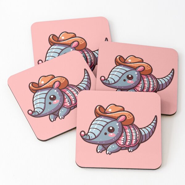 Item preview, Cute Armadillo Wearing a Cowboy Hat designed and sold by Ghost on Toast.