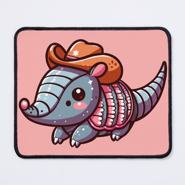Item preview, Cute Armadillo Wearing a Cowboy Hat designed and sold by Ghost on Toast.