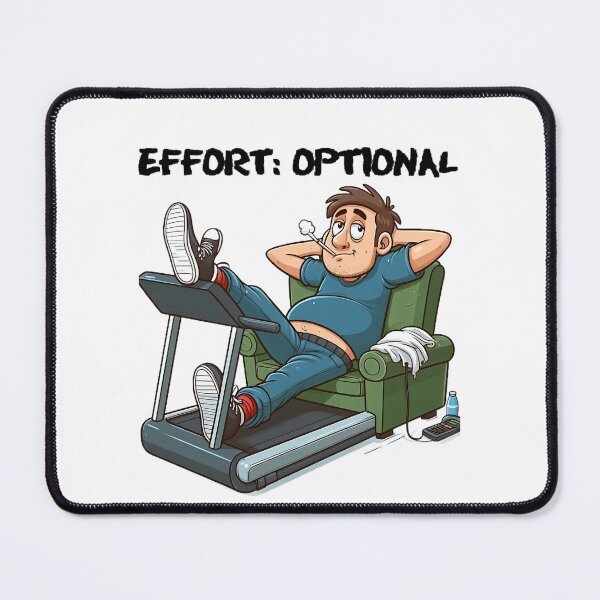 Item preview, Effort Optional English on Light Background designed and sold by A-Man-and-a-Cat.