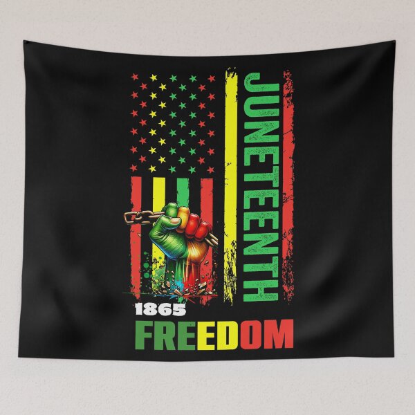 Item preview, Celebrating Juneteenth 1865 Independence Day Flag designed and sold by R&BApparel.