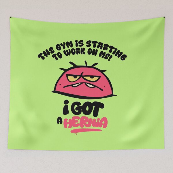 Item preview, THE GYM IS STARTING TO WORK ON ME! I GOT A HERNIA designed and sold by Yumir.