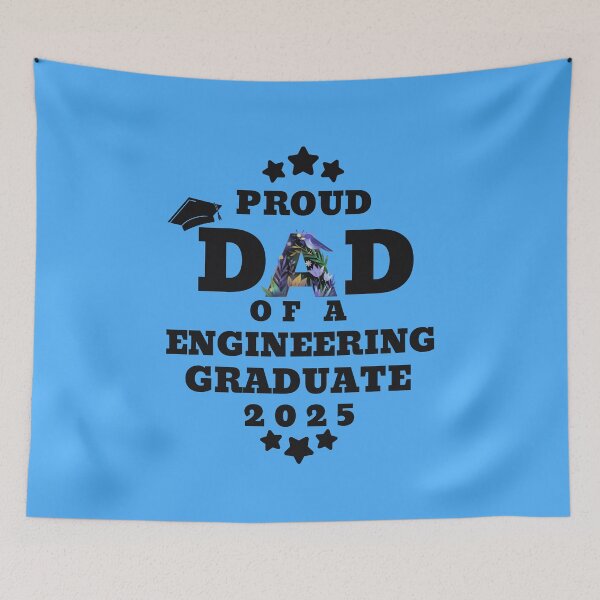 Item preview, Proud Dad of a Engineering Graduate 2025 designed and sold by 87-Aesthetics.